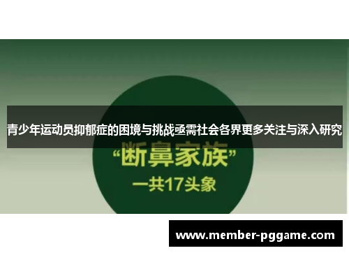 青少年运动员抑郁症的困境与挑战亟需社会各界更多关注与深入研究